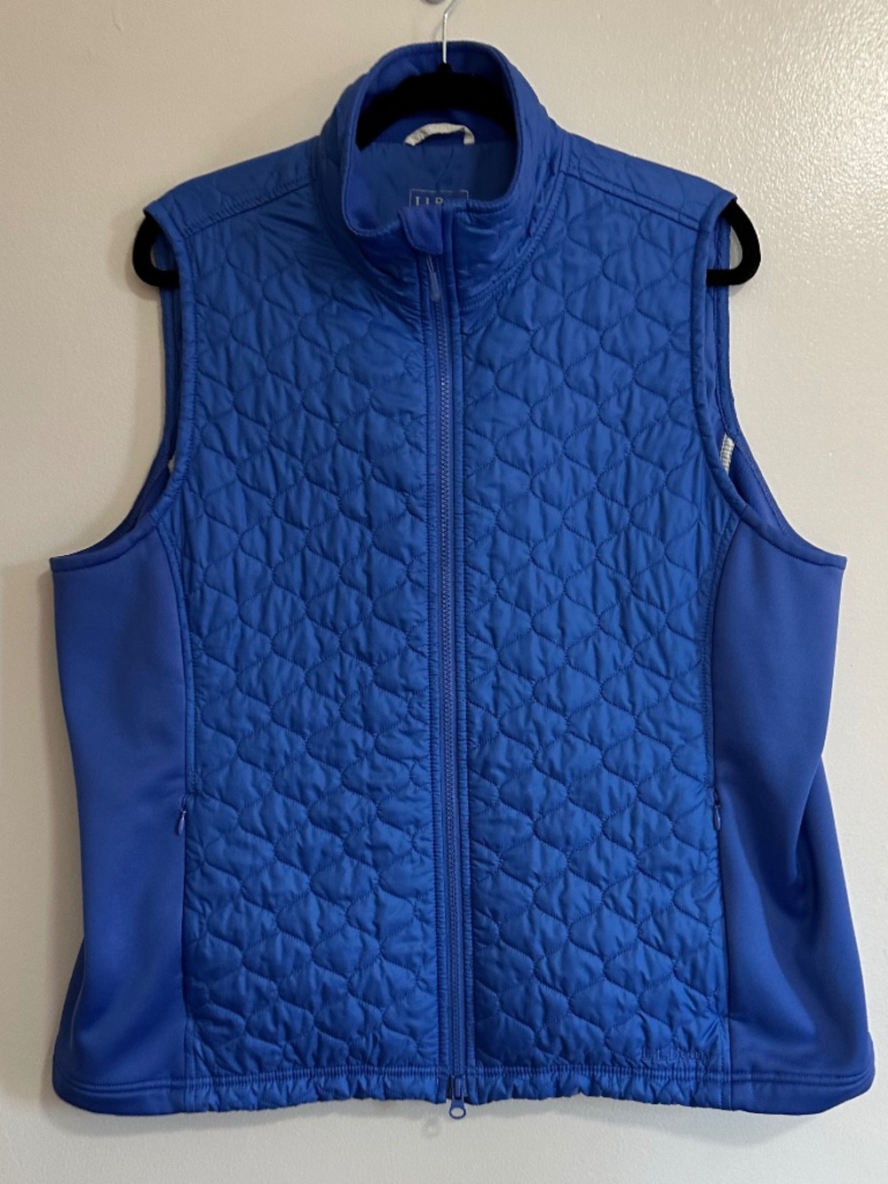 LL Bean Royal Blue Thinsulate Quilted Lightweight Vest, Size 1X